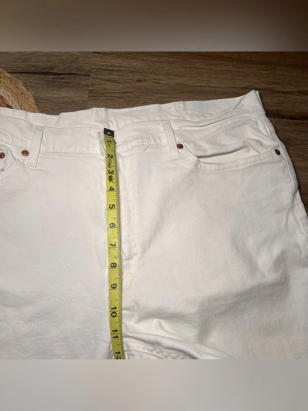 LEVI'S 541 White Denim Mens Jeans